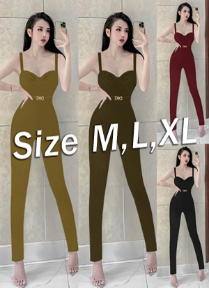 Jum dài ống ôm cúp ngực 2 dây kèm belt xinh xắn