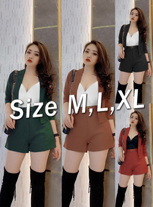 Set nguyên bộ vest 3 món xinh xắn