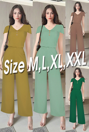 Set nguyên bộ quần dài ống suông áo kiểu thuỷ thủ xinh xắn