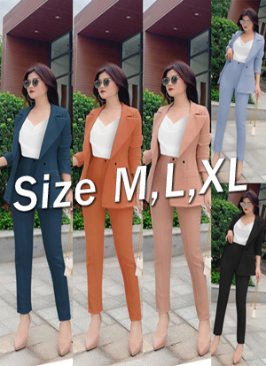 Set nguyên bộ áo vest quần dài kèm áo trong 2 dây